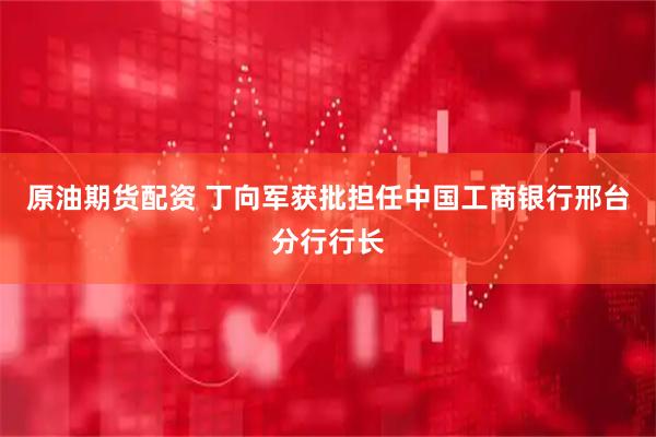 原油期货配资 丁向军获批担任中国工商银行邢台分行行长
